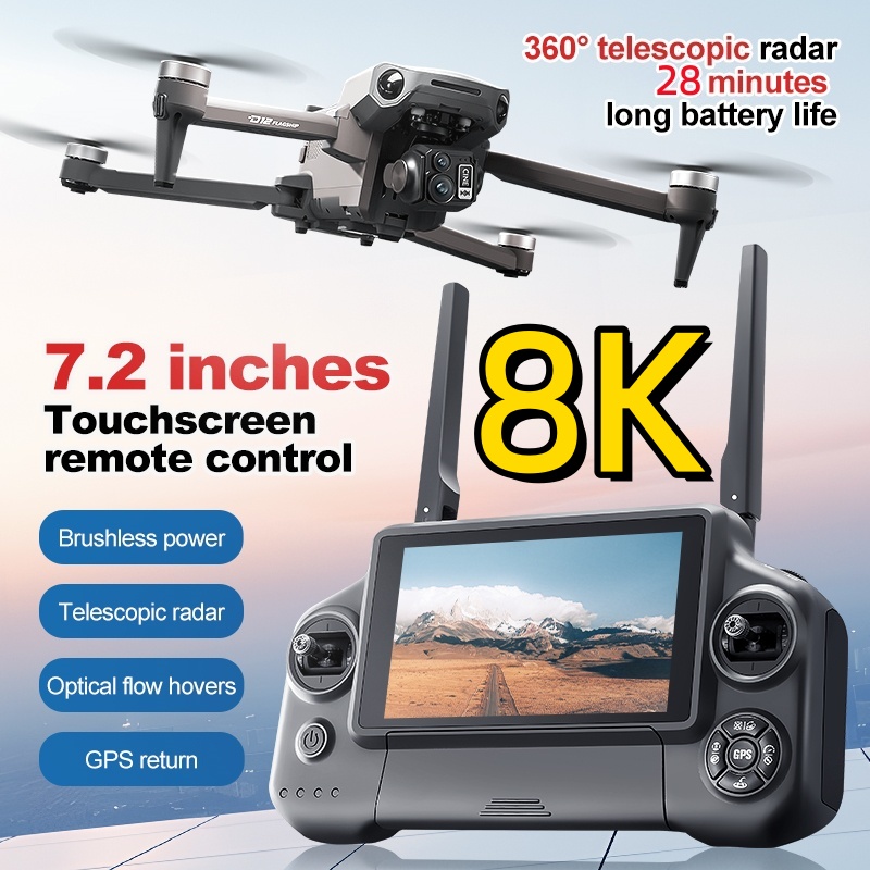 8K 3 Axis Gimbal Brushless 7.2 - Drone Gimbal Brushless ulasan dan harga
