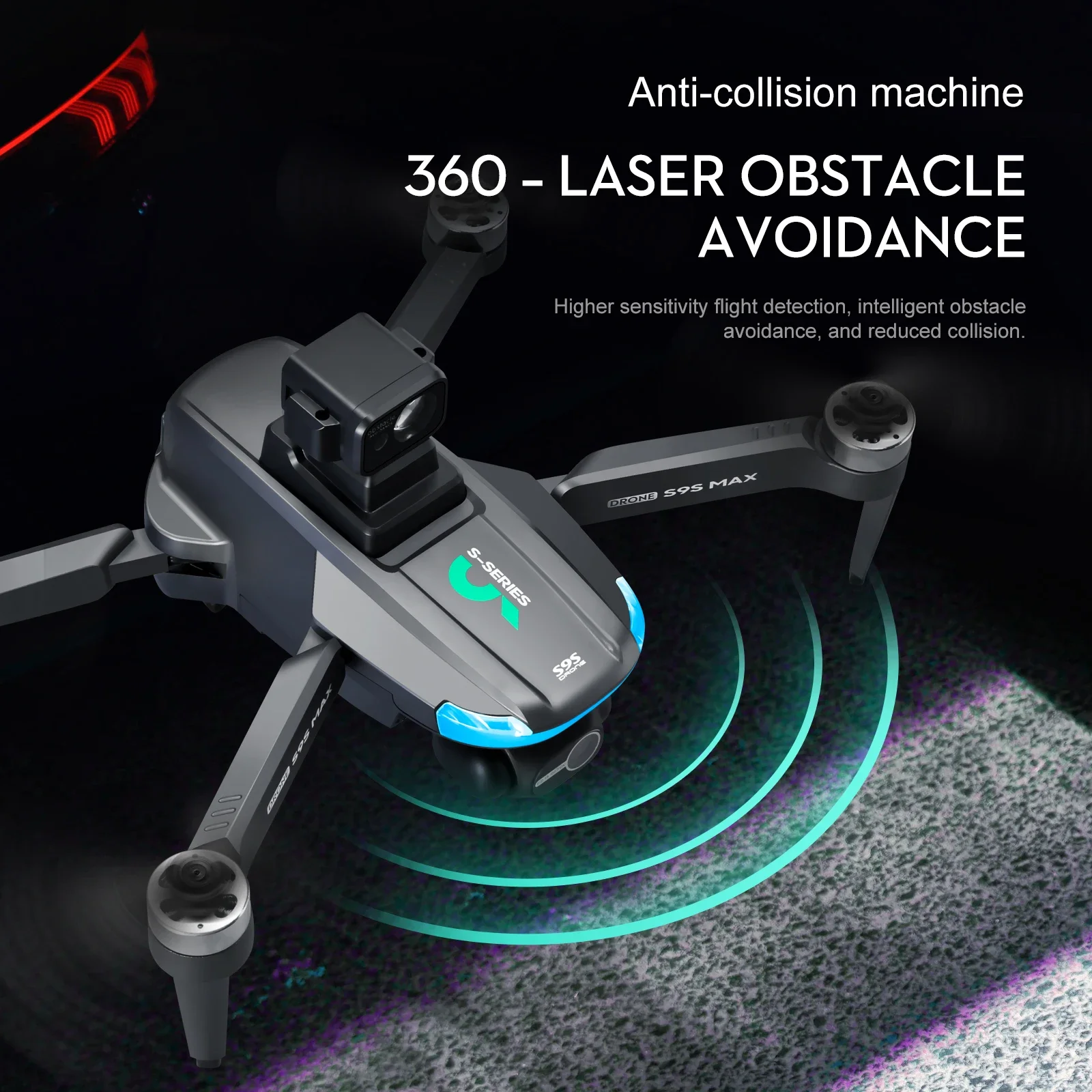 NEW S9S MAX MINI Drone 4K 2-Ax - Drone Gimbal Brushless ulasan dan harga