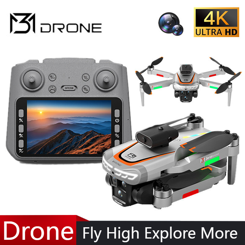 M3 Professional Drone 4K HD Ae - Drone Gimbal Brushless ulasan dan harga